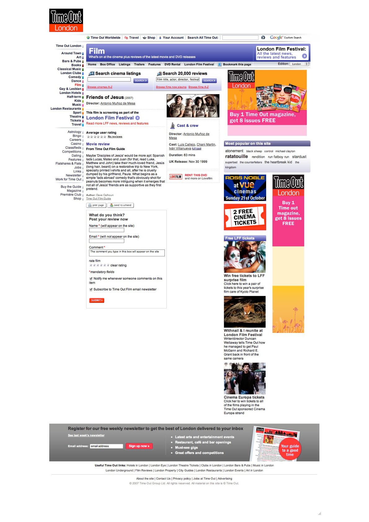 Friends of Jesus — Time Out Film Guide (London Film Festival)